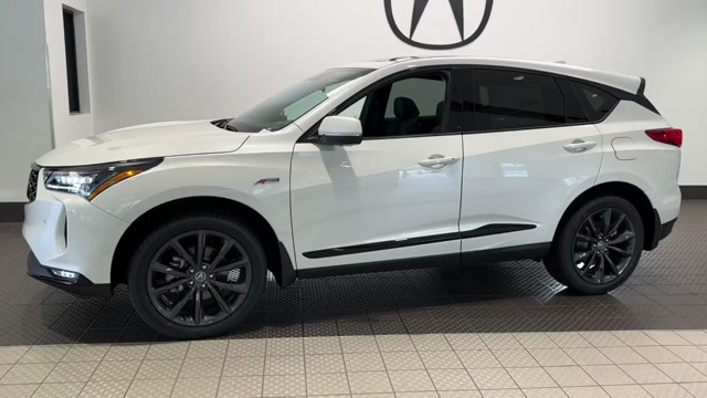 New Platinum White Pearl 2025 Acura RDX w/A-Spec Package for