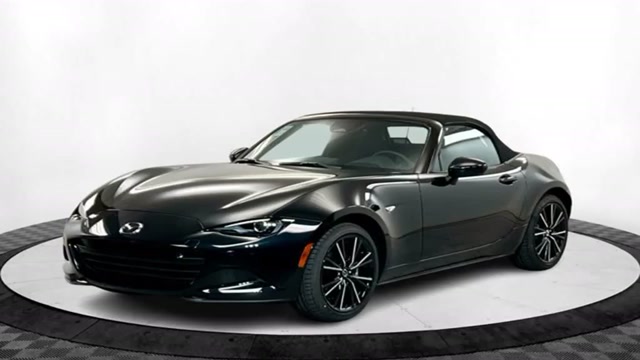 New Jet Black Mica 2025 Mazda MX-5 Miata Grand Touring for Sale in